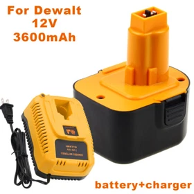12V Battery /Charger Replacement for DEWALT DC9071 DW9072 DW953 DW965 DW972 