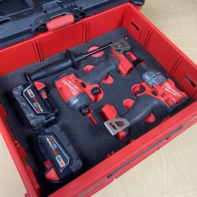 Milwaukee Packout Foam Insert M18 Hammer Drill 3697-22 2 Drawer Box