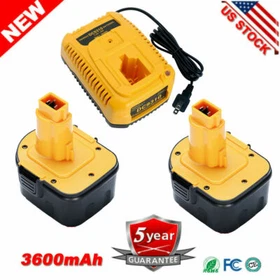 12V Battery Replace for DEWALT DC9071 DW9071 DW9072 DW953 DW965 or Charger