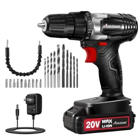B08N46LKV2 AVID POWER Drill Bit Set Cordless Keyless Chuck