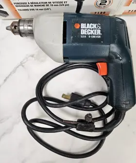 7190 BLACK DECKER Vsr Drill Rpm Power Tool Key