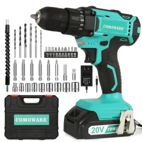 B08YJTYDD4 COMOWARE Cordless Drill Power Tool Set Battery Chu