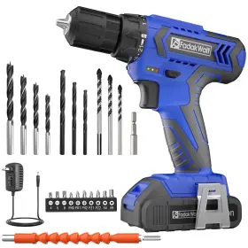 B0C33K9JNQ FADAKWALT Cordless Drill Set Lithium Ion Power Kit