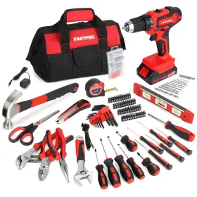 B0F3J6K3GZ FASTPRO Cordless Ion Drill Driver Tool Set