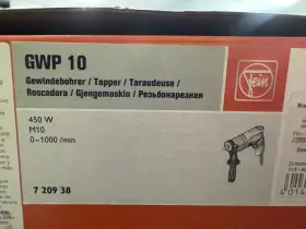 GWP-10 FEIN Thread Tapping Drill Tapper Rpm