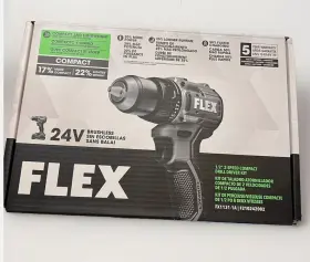 FX1131-1A FLEX Cordless Drill Driver Amp Kit
