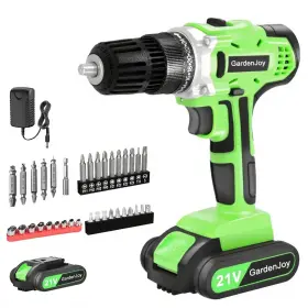 B0C85MVDKK GARDENJOY Cordless Power Drill Electric Set Kit