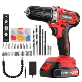 B0C85PL8T7 GARDENJOY Cordless Electric Power Drill Driver Kit