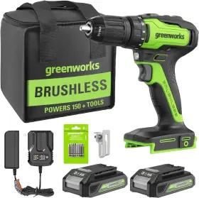 195526180906 GREENWORKS Brushless Cordless Drill Position Kit