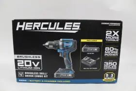 HCB91K1 HERCULES Brushless Cordless Drill Driver Battery Kit