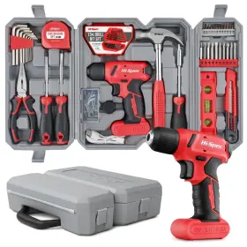 B088LPLQ6C HI-SPEC Usb Cordless Drill Driver Tool Kit
