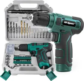 B0F73Q46YC HI-SPEC Usb Cordless Drill Driver Set Bits