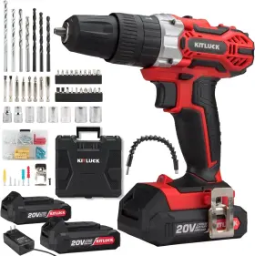 214129853298 KITLUCK Cordless Drill Set Power Battery Kit
