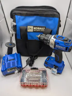 524B-03 KOBALT Drill Bit Set Brushless Driver Battery Charger