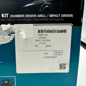 XT288T MAKITA Brushless Driver Drill Impact Kit #3