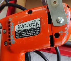 705480A MANNING BOWMAN Rpm Power Tool Drill Amp Handle #2