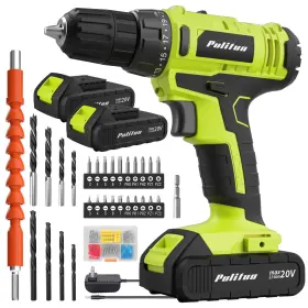 B0DFXLWYQ9 PULITUO Cordless Drill Driver Electric Screwdriver