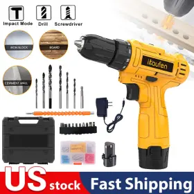 8212 Electric Driver Cordless Drill Set Battery Charger