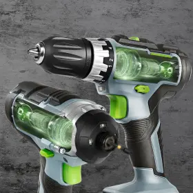 004572 WORKPRO Cordless Drill Driver Impact Batteries