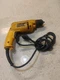 DeWalt D21008 3/8" Drill Electric Corded 6 Amps With Level Tested Works 