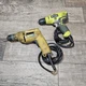 Ryobi Corded 3/8 Inch Drill & Dewalt DW101 VSR Drill Cord