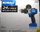 Kobalt 24V Volt MAX Brushless 1/2" HAMMER DRILL / DRIVER KHD 524B-03 NEW in Box!