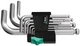 Wera Tools 5133163001 950/9 Hex-Plus 3 L-Key Setchrome-Plated, 1EA