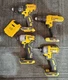 DeWalt Tools DCD771, DCD777, DCF787, DCF840 Impact Driver & Drill Drivers 4 Pack