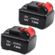 2X 12V Max 7.0AH Lithium DCB127-2 Battery for DeWalt DCB120 DCD710 DCF813 Tools