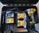 Dewalt DCF801D2 12 V charge compact impact drill driver 2.0 Ah X 2 pieces set