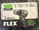 Flex FX1131-1A 24V Brushless 1/2" 2 Speed Compact Drill Driver Kit W/2.5Ah Batt