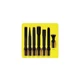 Grey Pneumatic CS807 7-piece Heavy-duty Chisel Set With .498 Shank
