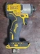 DEWALT 20V MAX 1/4" Brushless Impact Driver DCF840B Yellow/Black