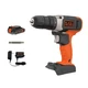 	BLACK+DECKER 20V MAX Cordless Drill Kit with &lrm;Battery Charger and Double Ended	