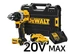 DeWalt DCD800 Drill 2x5.0Ah BL 20V Max Keyless 13mm 2000Rpm 90Nm LED Charger220V