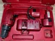 Milwaukee 3/8" Cordless Drill, Model No. 0394-1. 2 batteries, charger & Case (G)