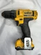 DeWALT 12V 3/8" Cordless Drill/Driver - DCD710 with Battery Only