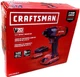 CRAFTSMAN CMCF800C2 V20 20-Volt Li-ion V20 Cordless 1/4-Inch Impact Driver Kit