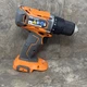RIDGID 18V 1/2" Cordless Drill/Driver R860010 Orange Keyless Chuck Tool Only EUC