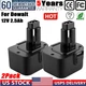 2Pack DC9071 DW9071 12V Battery Drill For DEWALT DW9072 DW953 DW965 DE9075 2.5Ah