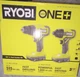 Ryobi ONE+ 18V Battery 2-Tool Combo Kit Drill/Driver & Impact Driver