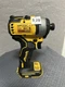 DEWALT DCF809 20V Brushless Impact Driver 1/4" Keyless Chuck Yellow/Black