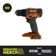 RIDGID R860010 1/2" 18V 18Volt Drill/Driver Needs Cleaned