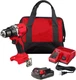 For Milwaukee 3601-21P M18 Compact Brushless 1/2"" Drill/Driver Kit, Red