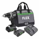 Flex FX1151-2A 24V 1/2" 2-Speed Cordless Drill Driver Kit, 2.5Ah, 750 in-lbs.