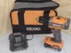 RIDGID R860010 18V Li-Ion Cordless Drill Set, Battery, Charger, Case