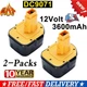 2PACK for DEWALT 12V 3.6Ah XRP Battery DC9071 DW9071 DW9072 DW953 DW965 DW972
