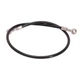 Front Motorcycle Steel Braided Brake Line Standard Length Green for Kawasaki