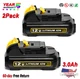 2X 3.0AH Lithium-ion Battery For Dewalt DCB120 12V DCD710 DCF815 DCF610 Tools