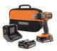 RIDGID Drill/Driver SubCompact Brushless Cordless W/2 Batteries & Charger R8701K